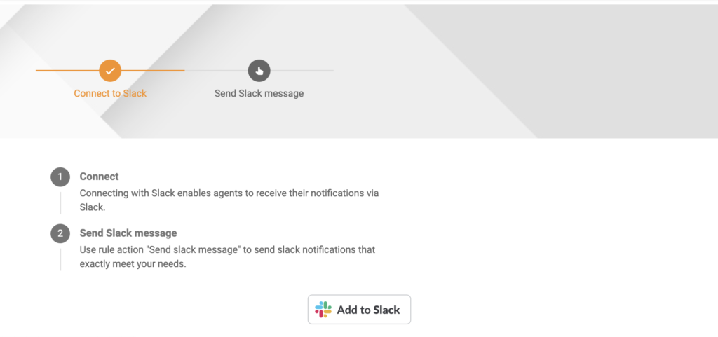 Канал Slack в раздела с конфигурация на LiveAgent