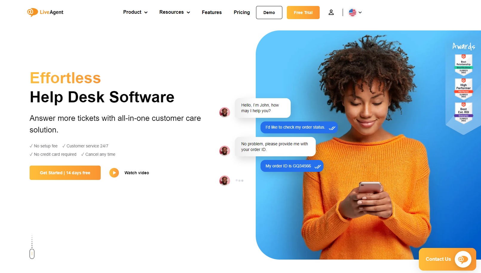 Софтуер за помощ на LiveAgent