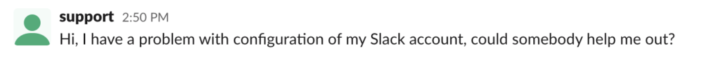 Тестово съобщение в Slack