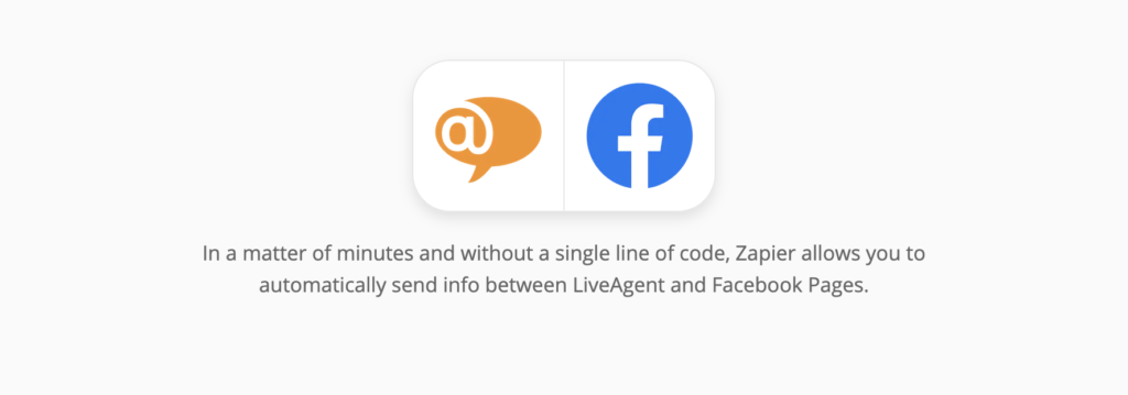 Интеграция на LiveAgent и Facebook в Zapier