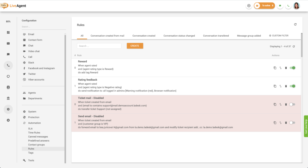 Правила за автоматизация
