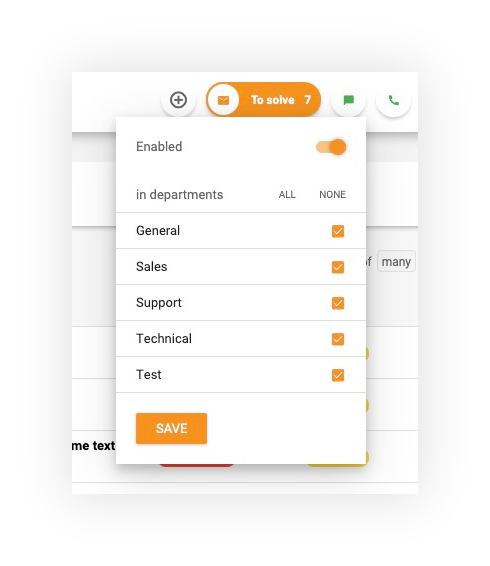 LiveAgent Automated ticket distribution
