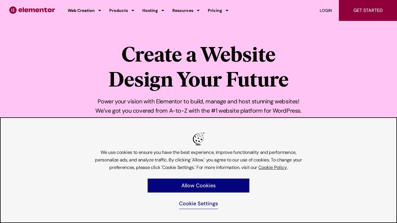 Free Website Builder for WordPress: Elementor is the go-to choice for web creators to craft top-notch personal & business websites easily.