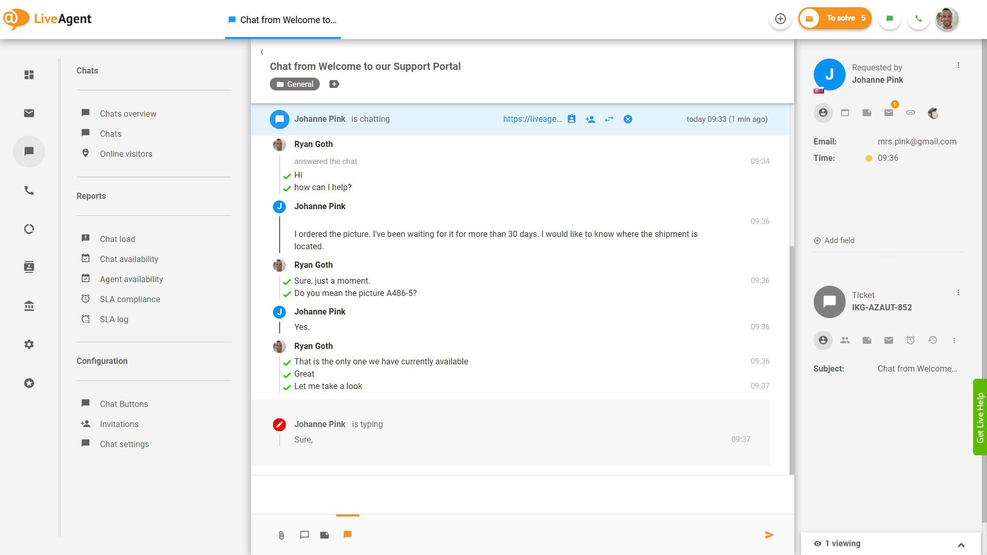 Разговор чрез чат в реално време